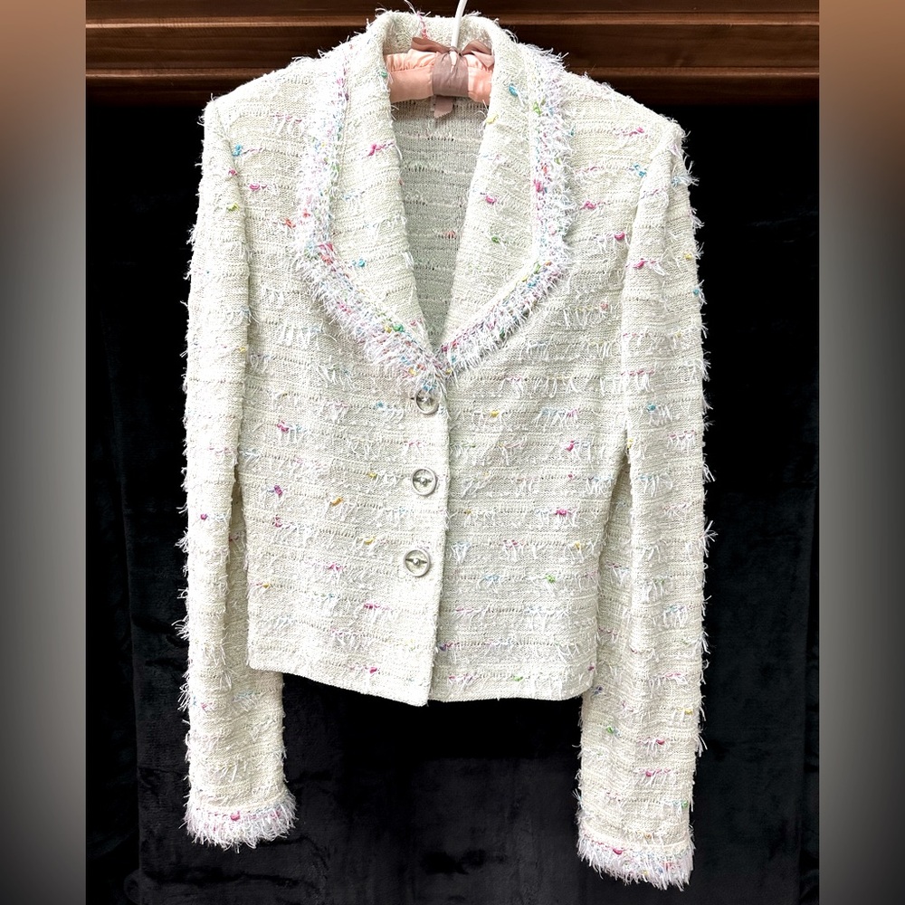 St John Lime suit - size 2
